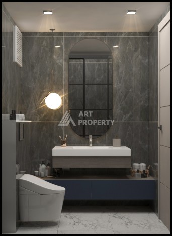 Квартиры 2+1 и 3+1 в 450 метрах от моря. Тедже, Мерсин. - Ракурс 24