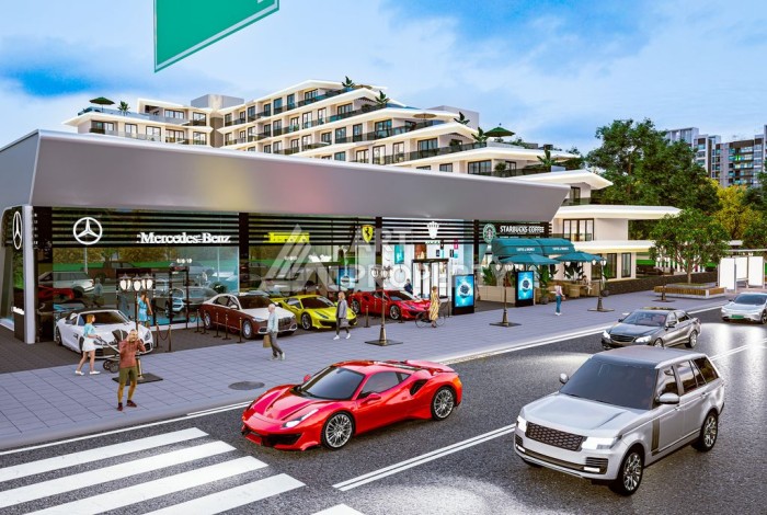 Новый комплекс в Анталии в районе Алтынташ - Ракурс 10