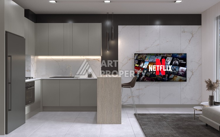 Квартиры 2+1 и 3+1 в 300 метрах от моря с уникальной локацией в самом сердце Анталии. - Ракурс 2