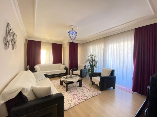 Трехкомнатная квартира в престижном районе Оба, Алания, 120 м2 - Ракурс 3