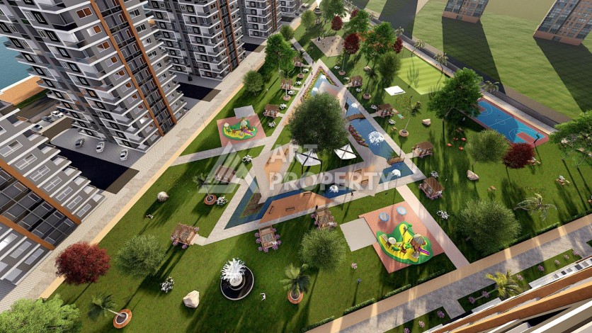 Масштабный проект с просторными квартирами 3+1 в Тарсусе, 140 кв.м. - Ракурс 9