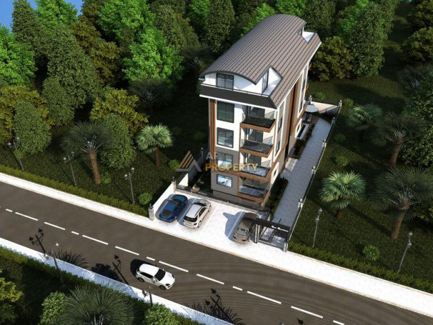 Новый комплекс с апартаментами разных планировок в районе Оба, 80 – 156 м2 - Ракурс 2