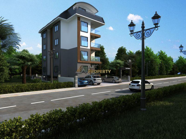 Новый комплекс с апартаментами разных планировок в районе Оба, 80 – 156 м2 - Ракурс 5