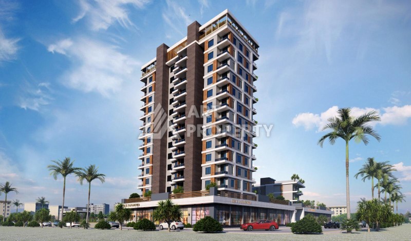 Просторные квартиры от 100 до 120 кв.м. всего в 350 метрах от моря. Тедже, Мерсин - Ракурс 3