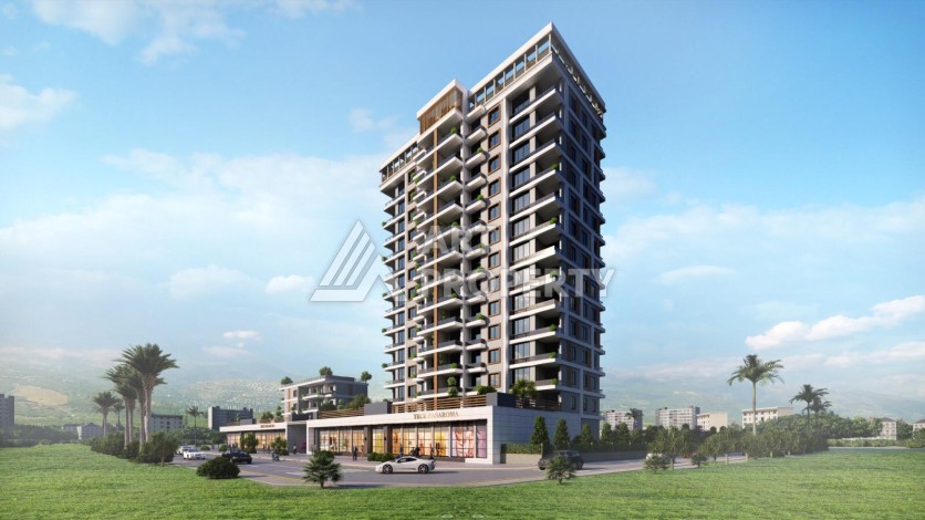 Просторные квартиры от 100 до 120 кв.м. всего в 350 метрах от моря. Тедже, Мерсин - Ракурс 9