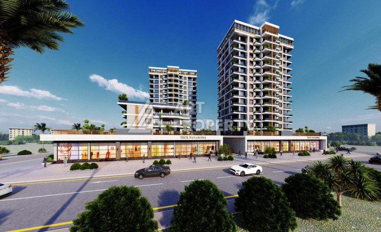 Просторные квартиры от 100 до 120 кв.м. всего в 350 метрах от моря. Тедже, Мерсин - Ракурс 16