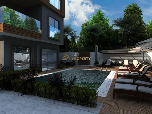 Новый комплекс с апартаментами разных планировок в районе Оба, 80 – 156 м2 - Ракурс 7