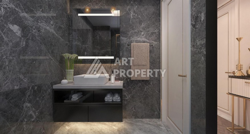 Просторные квартиры от 100 до 120 кв.м. всего в 350 метрах от моря. Тедже, Мерсин - Ракурс 32