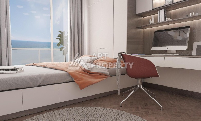 Просторные квартиры от 100 до 120 кв.м. всего в 350 метрах от моря. Тедже, Мерсин - Ракурс 35