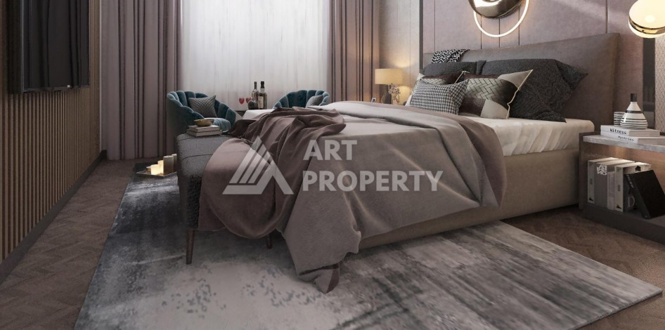 Просторные квартиры от 100 до 120 кв.м. всего в 350 метрах от моря. Тедже, Мерсин - Ракурс 36