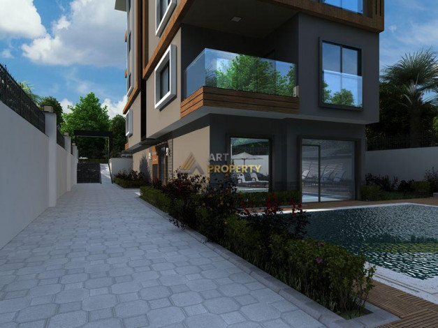 Новый комплекс с апартаментами разных планировок в районе Оба, 80 – 156 м2 - Ракурс 8