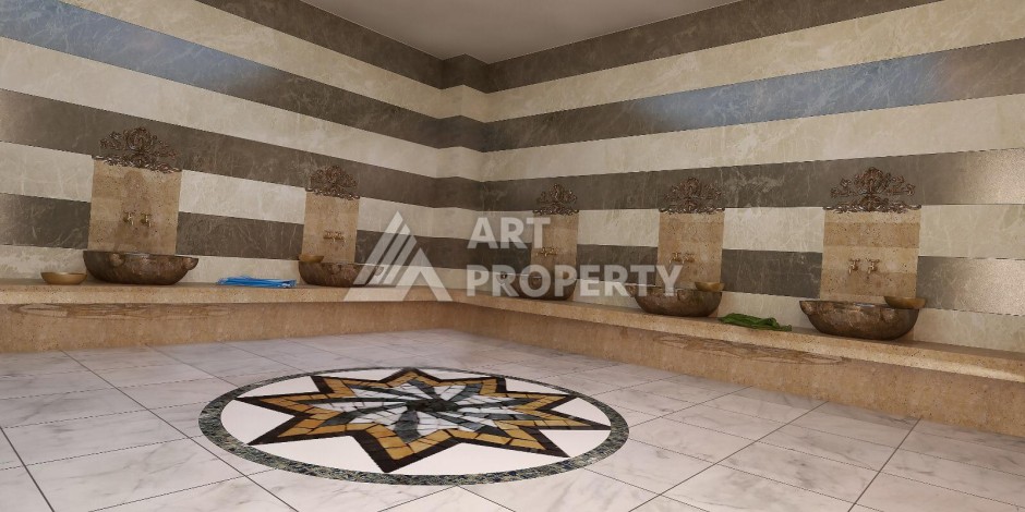 Просторные квартиры от 100 до 120 кв.м. всего в 350 метрах от моря. Тедже, Мерсин - Ракурс 39