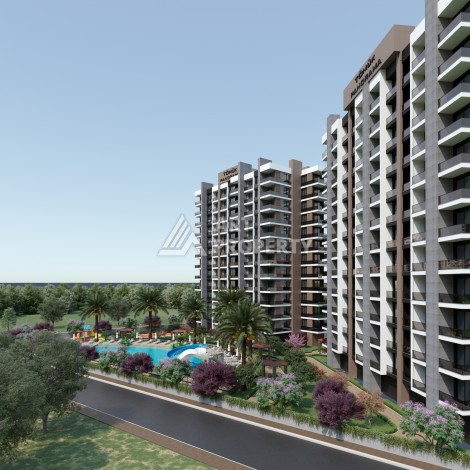 Квартира 1+1 в новом ЖК всего в 350 метрах от моря. Томюк, Мерсин. - Ракурс 5