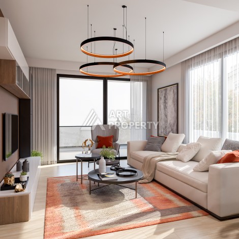 Квартира 1+1 в новом ЖК всего в 350 метрах от моря. Томюк, Мерсин. - Ракурс 7