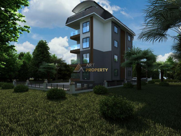 Новый комплекс с апартаментами разных планировок в районе Оба, 80 – 156 м2 - Ракурс 9