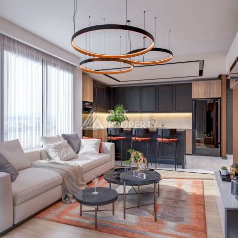 Квартира 1+1 в новом ЖК всего в 350 метрах от моря. Томюк, Мерсин. - Ракурс 8