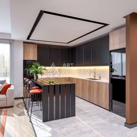 Квартира 1+1 в новом ЖК всего в 350 метрах от моря. Томюк, Мерсин. - Ракурс 9