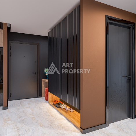 Квартира 1+1 в новом ЖК всего в 350 метрах от моря. Томюк, Мерсин. - Ракурс 10