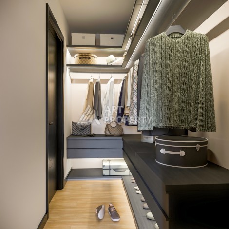 Квартира 1+1 в новом ЖК всего в 350 метрах от моря. Томюк, Мерсин. - Ракурс 11