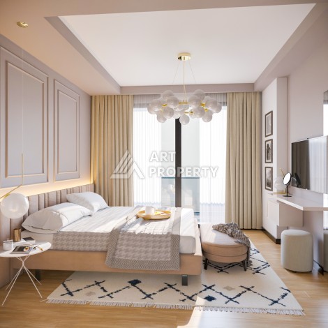 Квартира 1+1 в новом ЖК всего в 350 метрах от моря. Томюк, Мерсин. - Ракурс 16