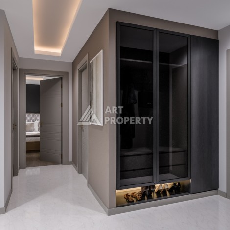 Комфортабельные квартиры 56-105 кв.м. в 3 минутах от моря в Мезитли, Мерсин. - Ракурс 6