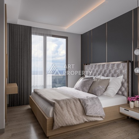 Комфортабельные квартиры 56-105 кв.м. в 3 минутах от моря в Мезитли, Мерсин. - Ракурс 7