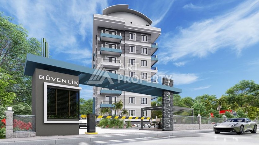 Комплекс комфорт класса в районе Демирташ с собственным пляжем - Ракурс 4