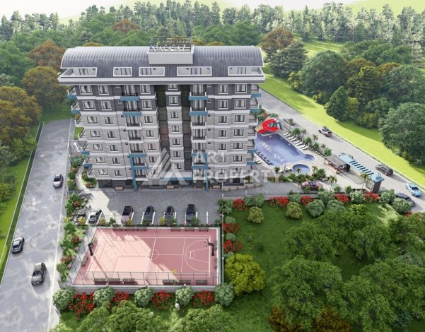 Комплекс комфорт класса в районе Демирташ с собственным пляжем - Ракурс 5