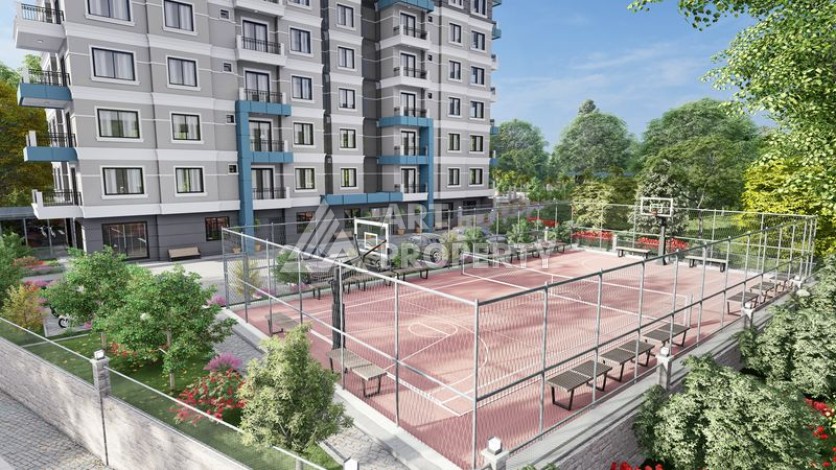 Комплекс комфорт класса в районе Демирташ с собственным пляжем - Ракурс 9