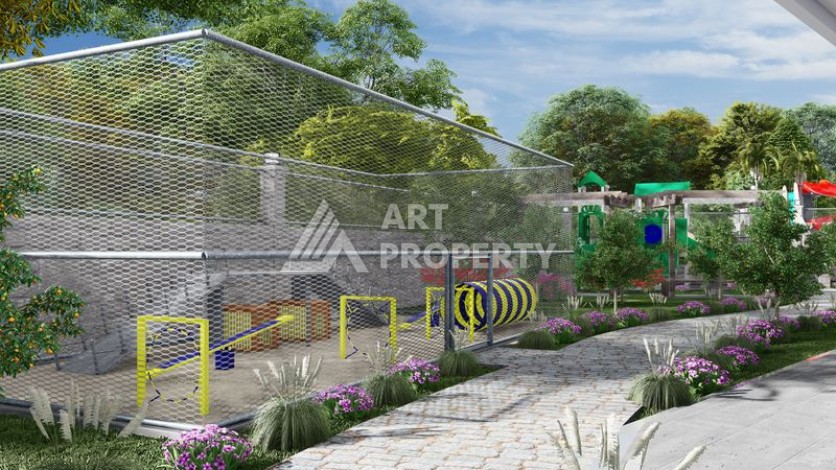 Комплекс комфорт класса в районе Демирташ с собственным пляжем - Ракурс 14