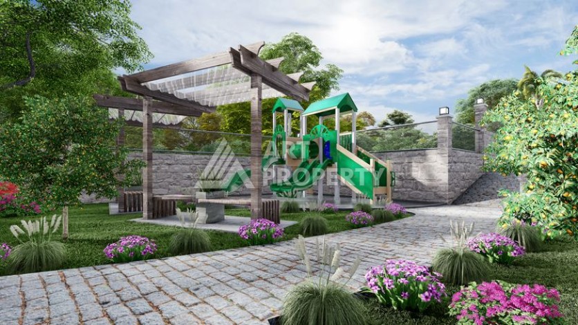 Комплекс комфорт класса в районе Демирташ с собственным пляжем - Ракурс 15