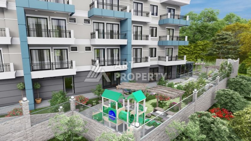 Комплекс комфорт класса в районе Демирташ с собственным пляжем - Ракурс 16