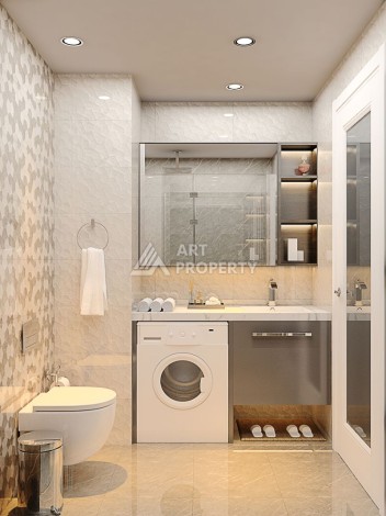 Комплекс комфорт класса в районе Демирташ с собственным пляжем - Ракурс 18