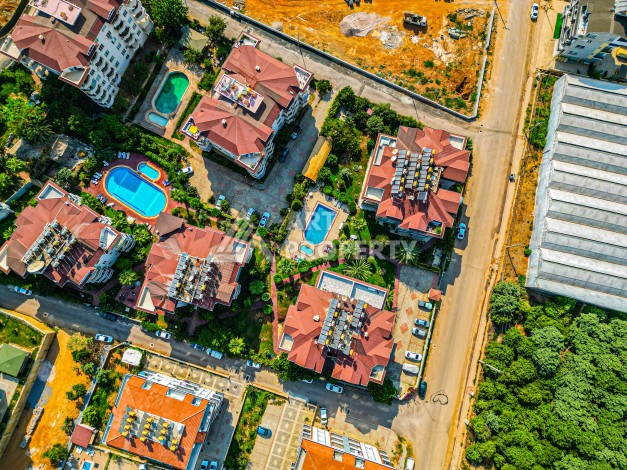 Просторный дуплекс 4+1 , 220 кв.м в развитом районе Оба - Ракурс 4