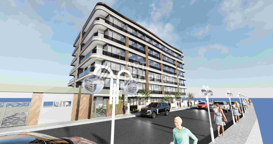 Квартиры и дуплексы от 53 до 120 кв.м. в самом сердце Анталии. Уникальная локация! - Ракурс 2