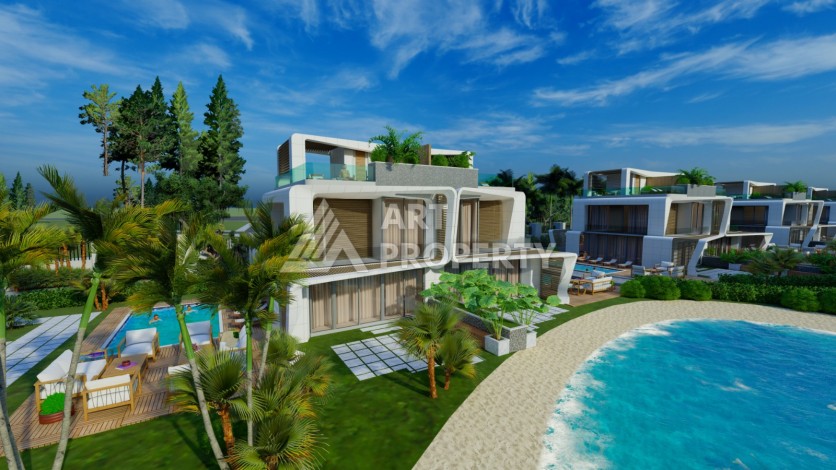 Виллы под гражданство и гарантированную аренду 3+1 в Белеке, 180 кв.м. - Ракурс 4