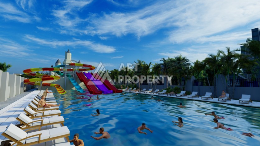 Виллы под гражданство и гарантированную аренду 3+1 в Белеке, 180 кв.м. - Ракурс 7