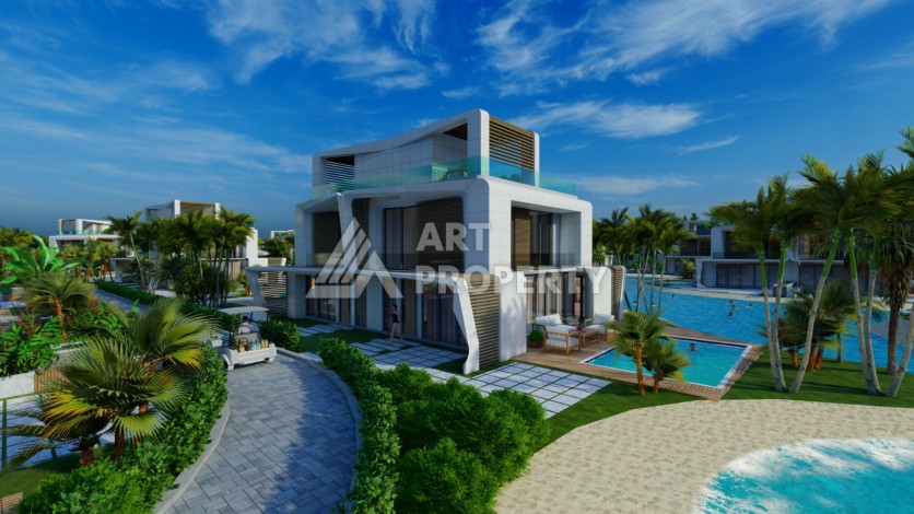 Виллы под гражданство и гарантированную аренду 3+1 в Белеке, 180 кв.м. - Ракурс 12