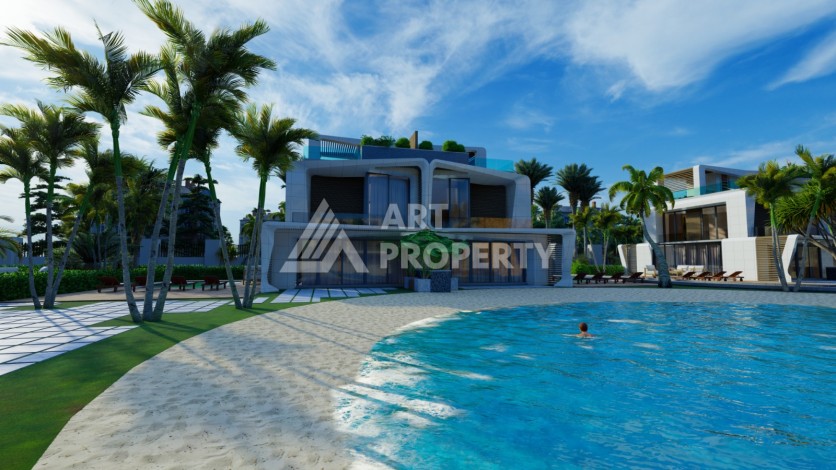 Виллы под гражданство и гарантированную аренду 3+1 в Белеке, 180 кв.м. - Ракурс 15