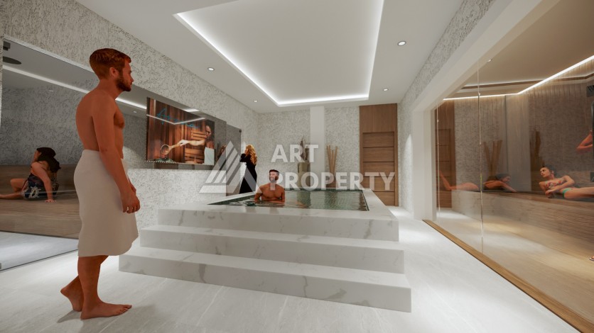 Виллы под гражданство и гарантированную аренду 3+1 в Белеке, 180 кв.м. - Ракурс 21