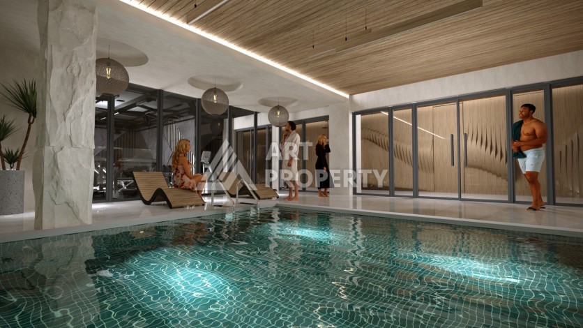 Виллы под гражданство и гарантированную аренду 3+1 в Белеке, 180 кв.м. - Ракурс 26