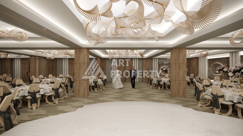 Виллы под гражданство и гарантированную аренду 3+1 в Белеке, 180 кв.м. - Ракурс 30