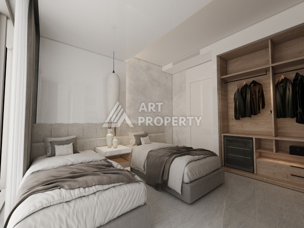 Виллы под гражданство и гарантированную аренду 3+1 в Белеке, 180 кв.м. - Ракурс 36