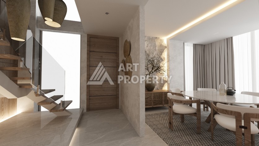 Виллы под гражданство и гарантированную аренду 3+1 в Белеке, 180 кв.м. - Ракурс 42