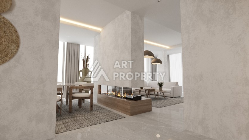 Виллы под гражданство и гарантированную аренду 3+1 в Белеке, 180 кв.м. - Ракурс 44