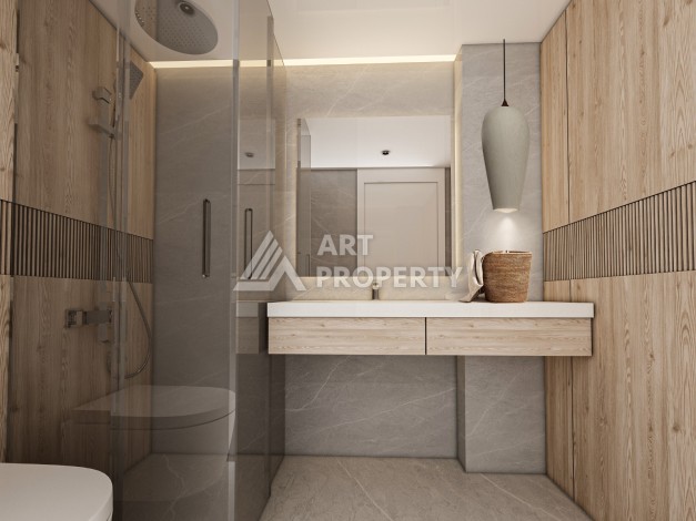 Виллы под гражданство и гарантированную аренду 3+1 в Белеке, 180 кв.м. - Ракурс 47