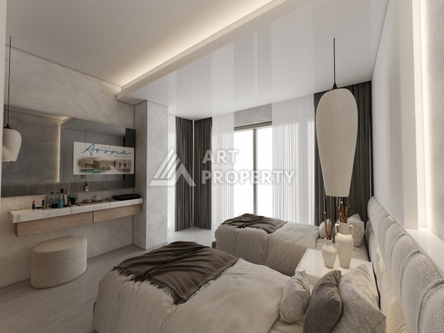 Виллы под гражданство и гарантированную аренду 3+1 в Белеке, 180 кв.м. - Ракурс 48