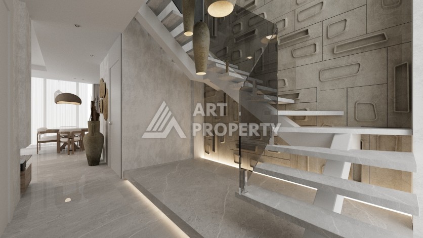 Виллы под гражданство и гарантированную аренду 3+1 в Белеке, 180 кв.м. - Ракурс 51