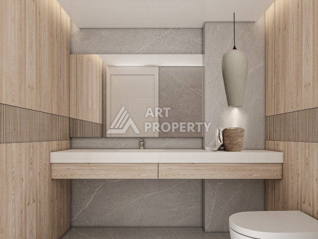 Виллы под гражданство и гарантированную аренду 3+1 в Белеке, 180 кв.м. - Ракурс 54