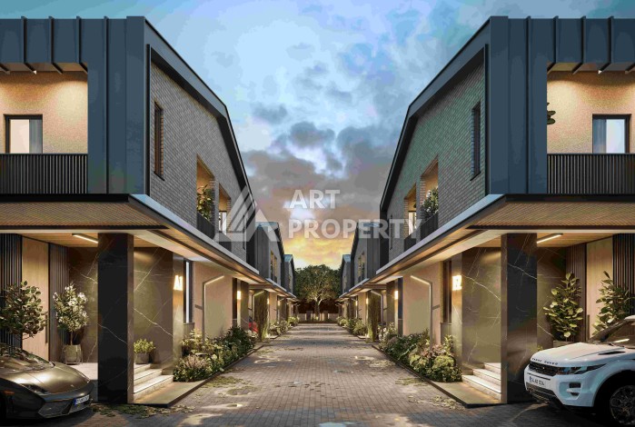 Виллы 4+1 с камином и приватной территорией в Дошемеалты, Анталья, 350 кв.м. - Ракурс 8